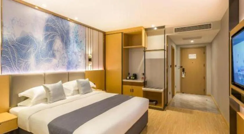 Bed in GreenTree Eastern Hotel Tianjin Dongli Development Zone Xinli Metro Station