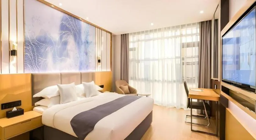 Bed in GreenTree Eastern Hotel Tianjin Dongli Development Zone Xinli Metro Station