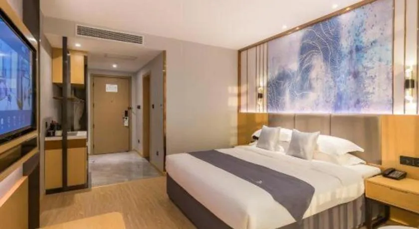 Bed in GreenTree Eastern Hotel Tianjin Dongli Development Zone Xinli Metro Station