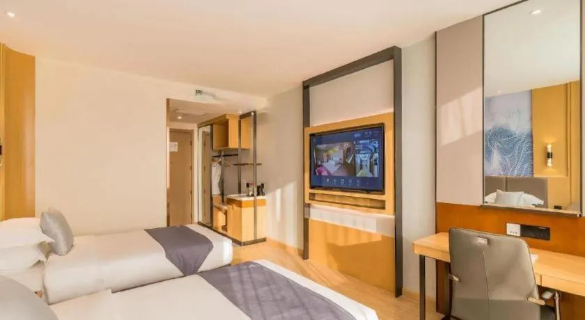 Bed in GreenTree Eastern Hotel Tianjin Dongli Development Zone Xinli Metro Station