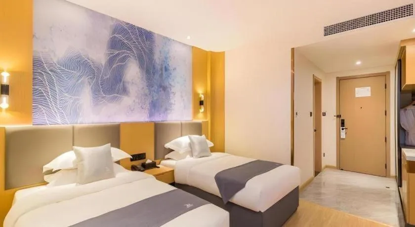 Bed in GreenTree Eastern Hotel Tianjin Dongli Development Zone Xinli Metro Station