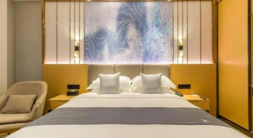 Bed in GreenTree Eastern Hotel Tianjin Dongli Development Zone Xinli Metro Station