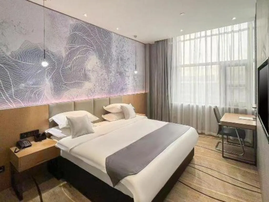 Bed in GreenTree Eastern Hotel Tianjin Dongli Development Zone Xinli Metro Station