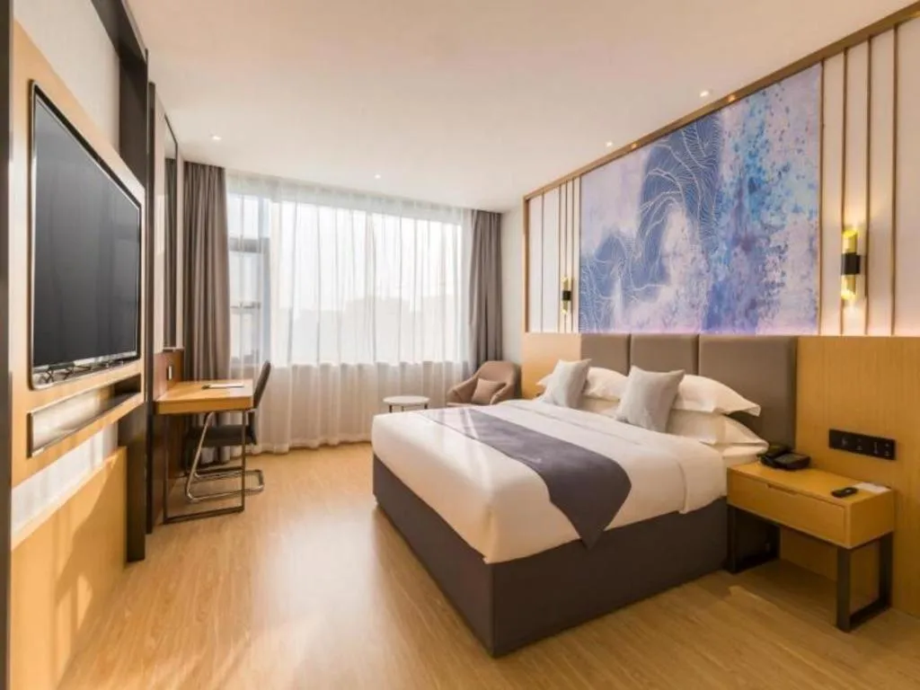 Bed in GreenTree Eastern Hotel Tianjin Dongli Development Zone Xinli Metro Station