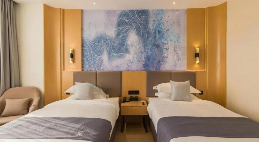 Bed in GreenTree Eastern Hotel Tianjin Dongli Development Zone Xinli Metro Station