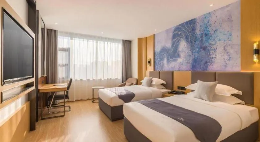 Bed in GreenTree Eastern Hotel Tianjin Dongli Development Zone Xinli Metro Station