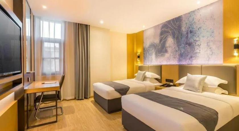 Bed in GreenTree Eastern Hotel Tianjin Dongli Development Zone Xinli Metro Station