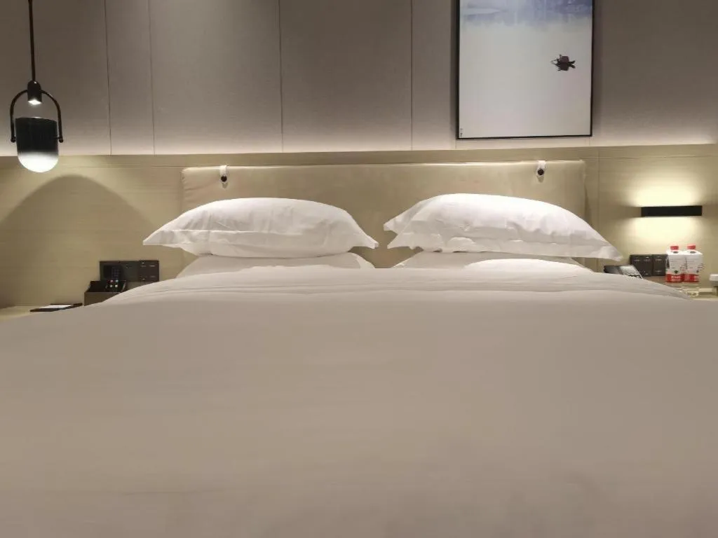 Bed in VX Hotel Hubei Wuhan Hongshan District 1st Guanggu Road