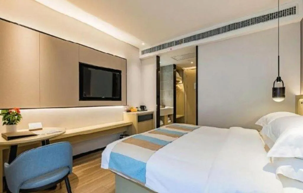 Bed in VX Hotel Hubei Wuhan Hongshan District 1st Guanggu Road