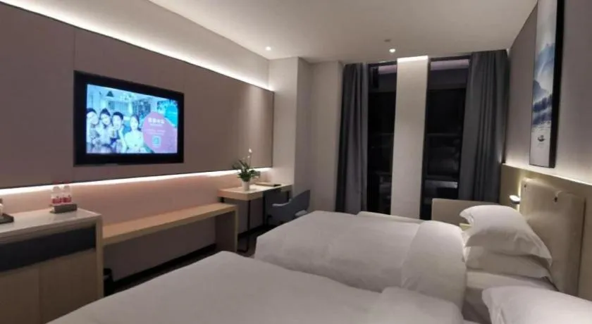 Bed in VX Hotel Hubei Wuhan Hongshan District 1st Guanggu Road