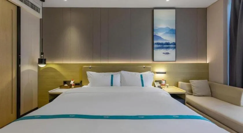 Bed in VX Hotel Hubei Wuhan Hongshan District 1st Guanggu Road