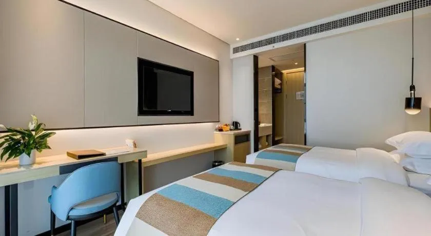 Bed in VX Hotel Hubei Wuhan Hongshan District 1st Guanggu Road