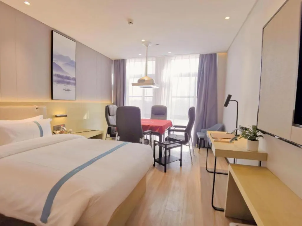 Bed in VX Hotel Hubei Wuhan Hongshan District 1st Guanggu Road