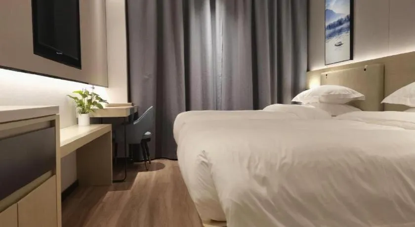 Bed in VX Hotel Hubei Wuhan Hongshan District 1st Guanggu Road