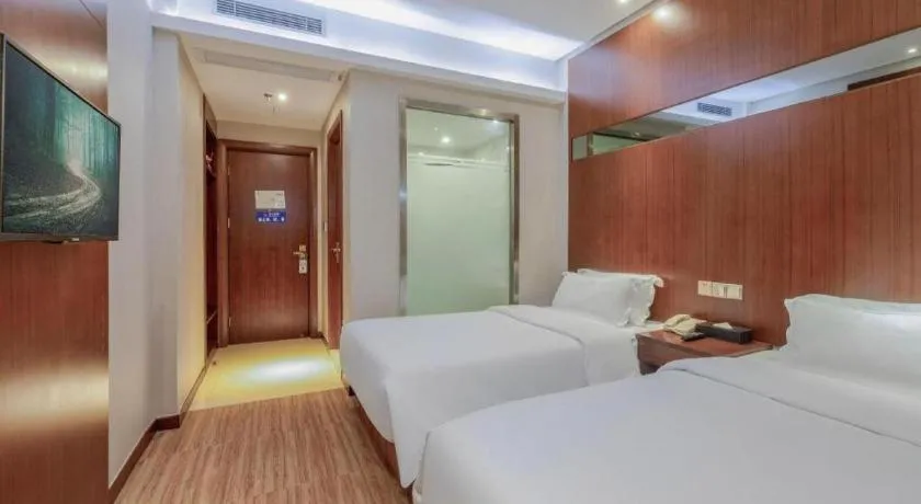 Bed in GreenTree Alliance Hotel Shenzhen Nanshan District Technology Park Songpingshan