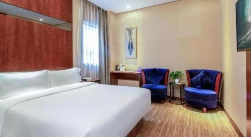 Bed in GreenTree Alliance Hotel Shenzhen Nanshan District Technology Park Songpingshan