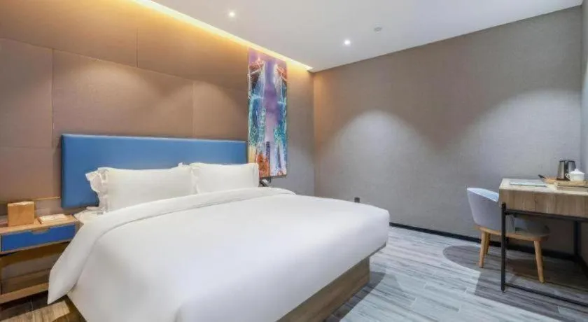 Bed in GreenTree Alliance Hotel Shenzhen Nanshan District Technology Park Songpingshan