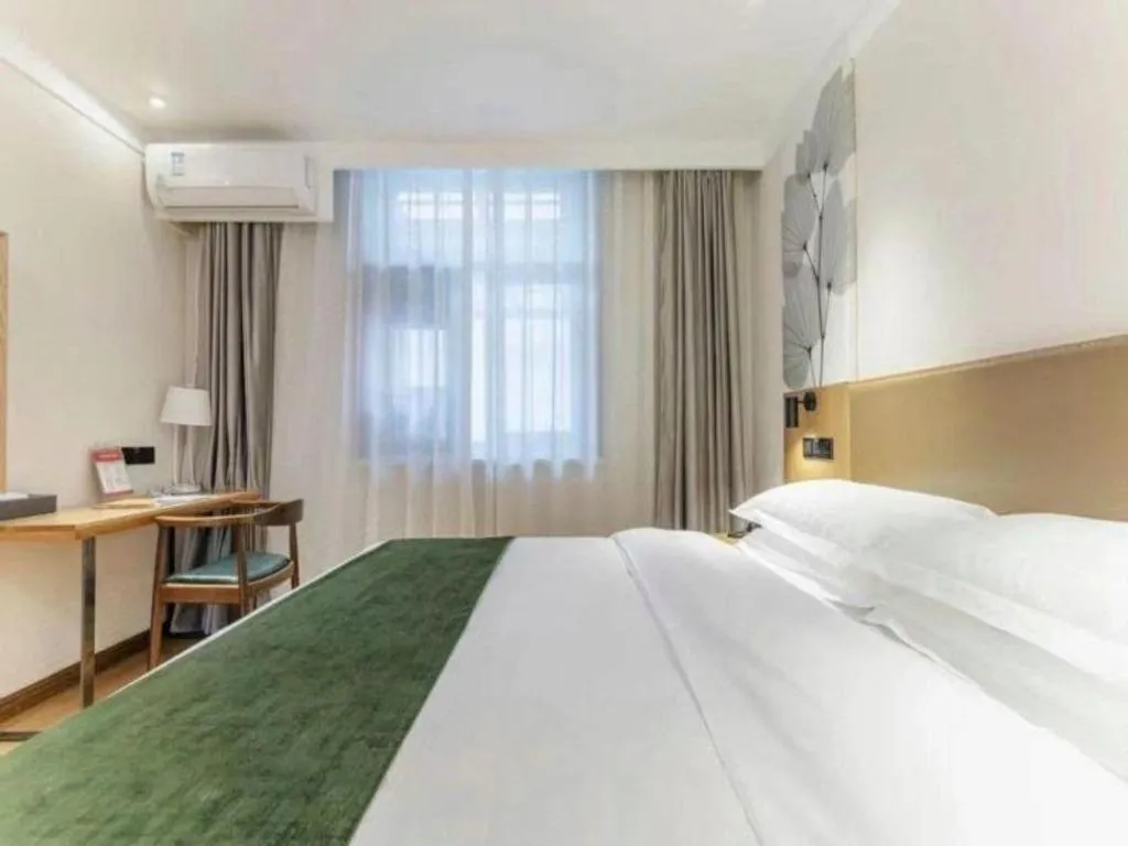 Bed in Green Tree Inn Tianjin Jinnan Linshijun University of Finance and Economics