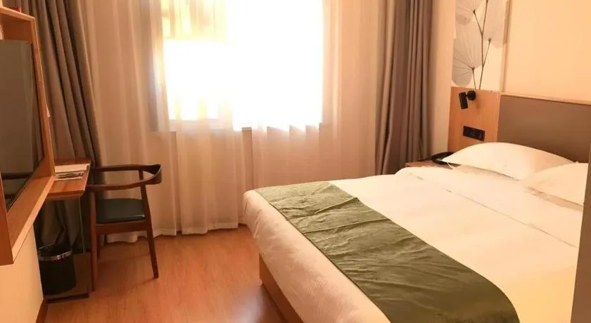 Bed in Green Tree Inn Tianjin Jinnan Linshijun University of Finance and Economics