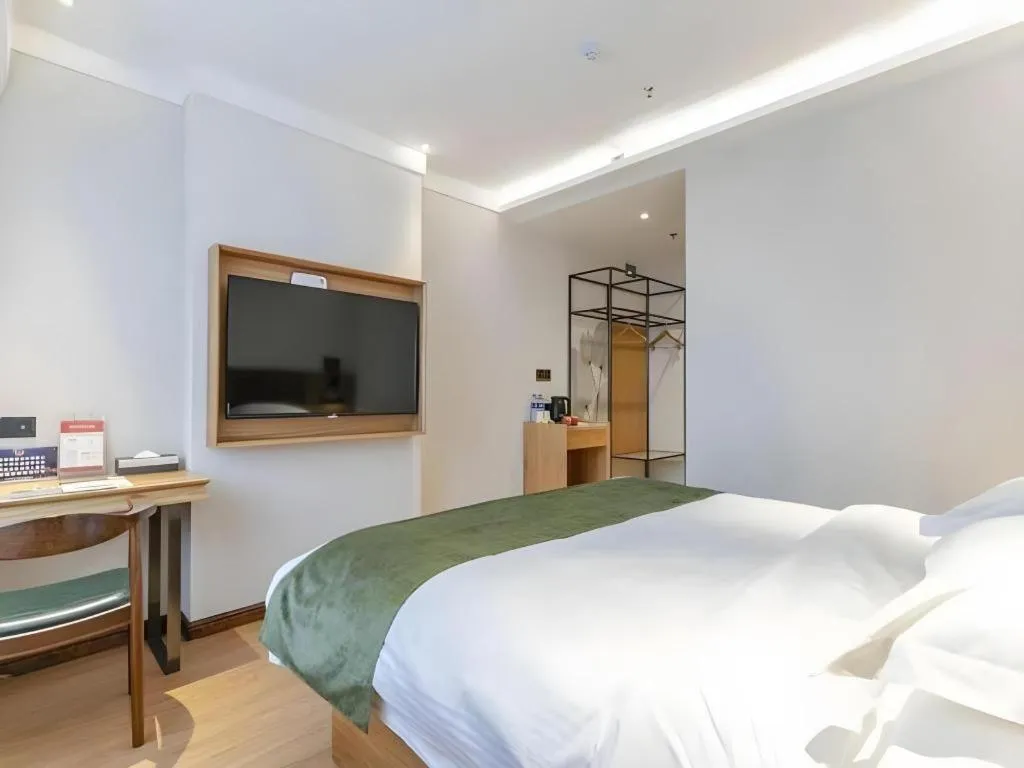 Bed in Green Tree Inn Tianjin Jinnan Linshijun University of Finance and Economics