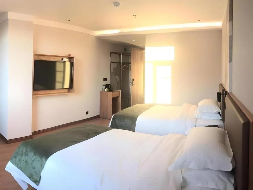 Bed in Green Tree Inn Tianjin Jinnan Linshijun University of Finance and Economics