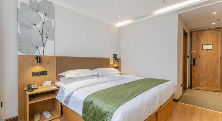 Bed in Green Tree Inn Tianjin Jinnan Linshijun University of Finance and Economics