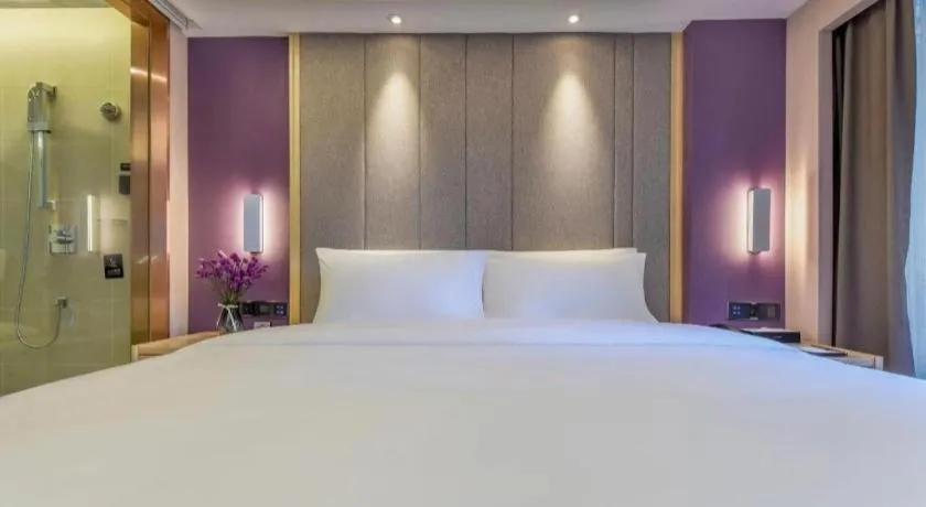 Bed in Lavande Hotel Chongqing Nanping Walking Street Wanda Plaza