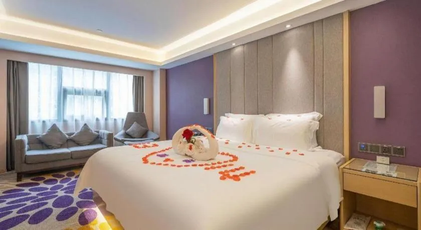 Bed in Lavande Hotel Chongqing Nanping Walking Street Wanda Plaza