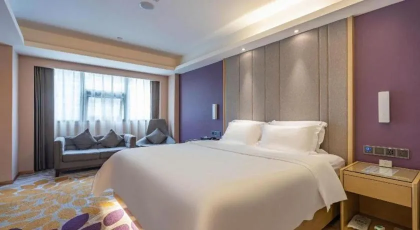 Bed in Lavande Hotel Chongqing Nanping Walking Street Wanda Plaza