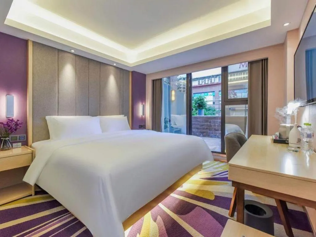 Bed in Lavande Hotel Chongqing Nanping Walking Street Wanda Plaza