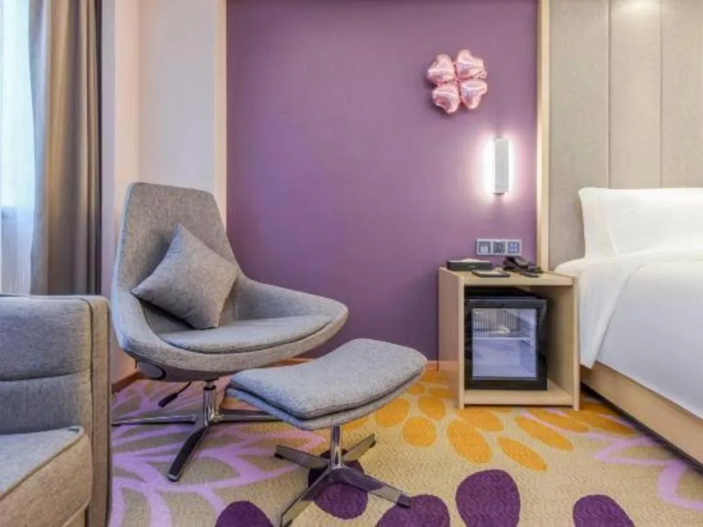 Bed in Lavande Hotel Chongqing Nanping Walking Street Wanda Plaza