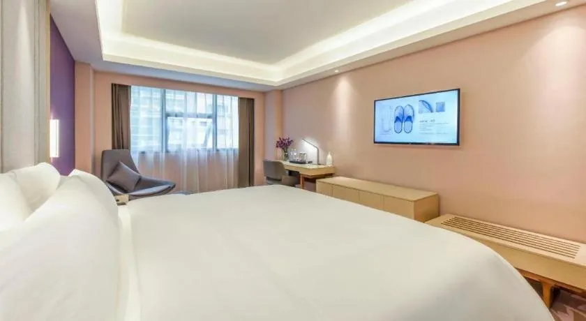 Bed in Lavande Hotel Chongqing Nanping Walking Street Wanda Plaza