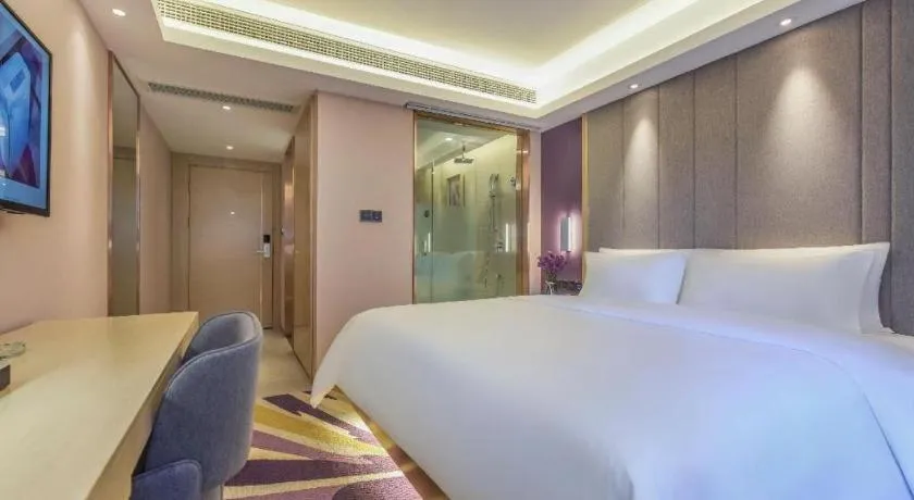 Bed in Lavande Hotel Chongqing Nanping Walking Street Wanda Plaza