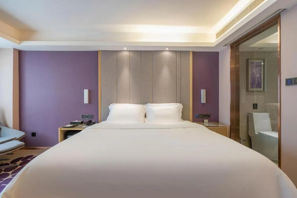Bed in Lavande Hotel Chongqing Nanping Walking Street Wanda Plaza