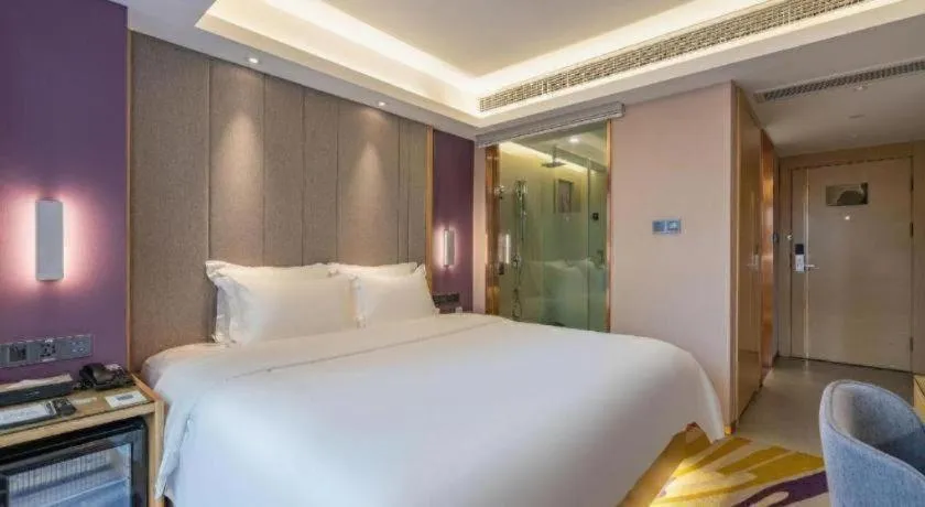 Bed in Lavande Hotel Chongqing Nanping Walking Street Wanda Plaza