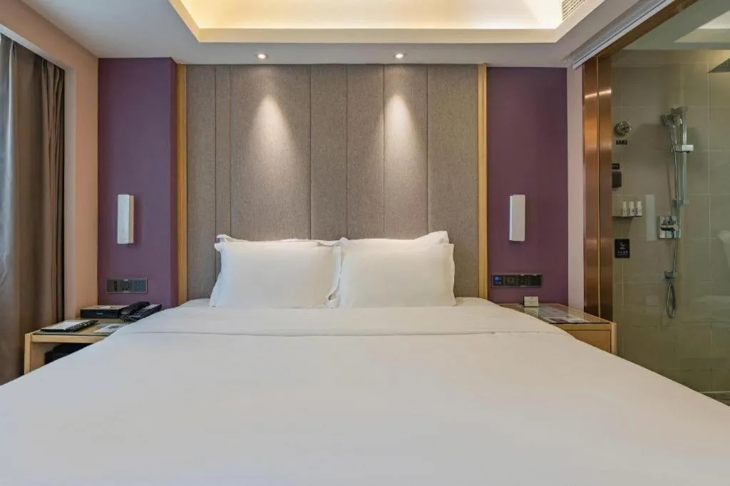 Bed in Lavande Hotel Chongqing Nanping Walking Street Wanda Plaza