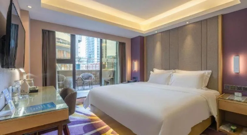 Bed in Lavande Hotel Chongqing Nanping Walking Street Wanda Plaza