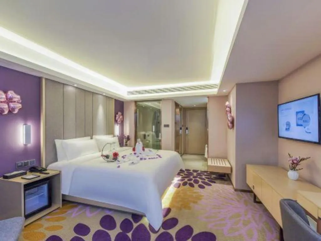 Bed in Lavande Hotel Chongqing Nanping Walking Street Wanda Plaza