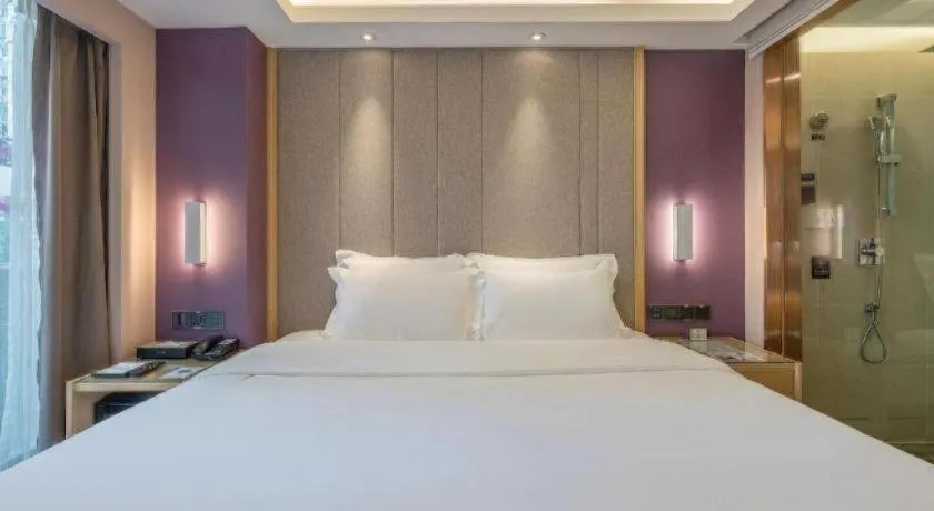 Bed in Lavande Hotel Chongqing Nanping Walking Street Wanda Plaza