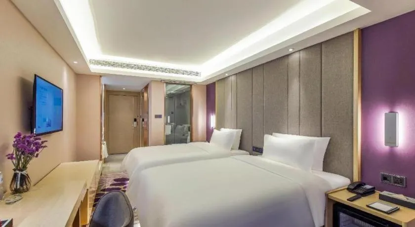 Bed in Lavande Hotel Chongqing Nanping Walking Street Wanda Plaza