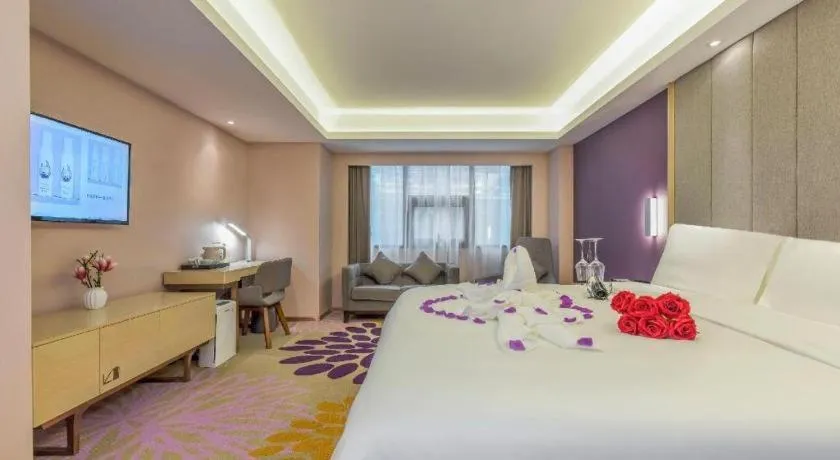 Bed in Lavande Hotel Chongqing Nanping Walking Street Wanda Plaza