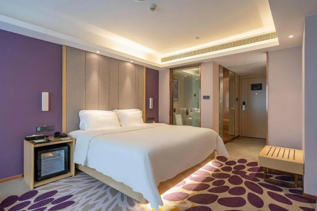 Bed in Lavande Hotel Chongqing Nanping Walking Street Wanda Plaza