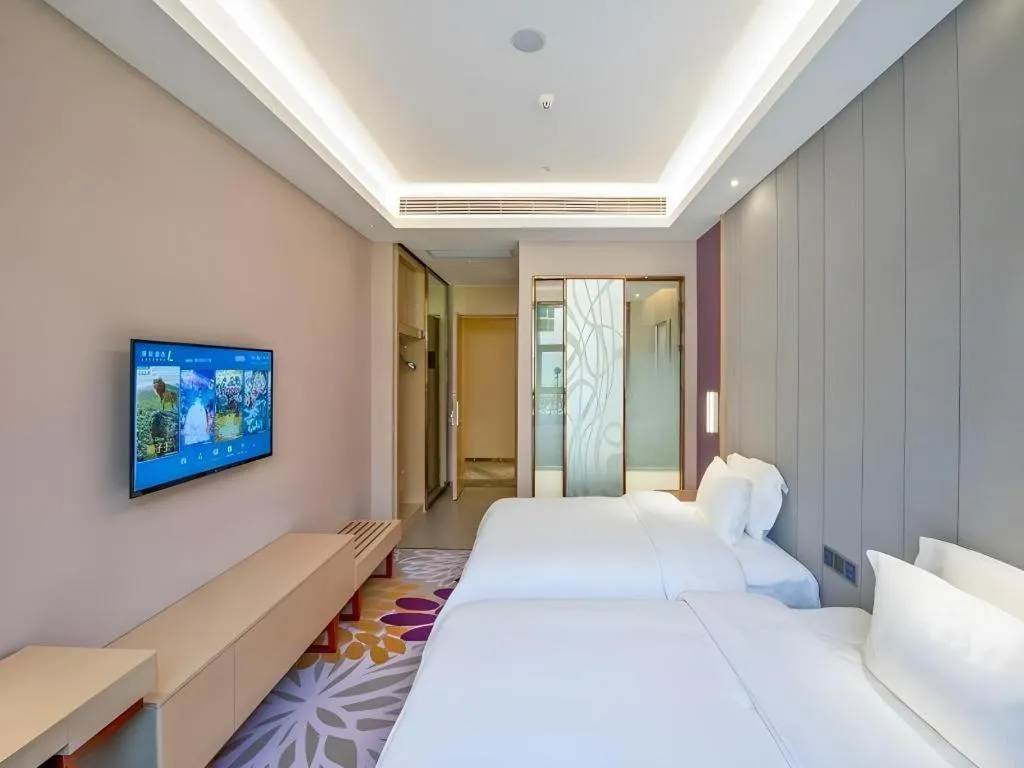 Bed in Lavande Hotel Guangzhou Jiahewanggang Metro Station Konggang Avenue Jinbo Plaza