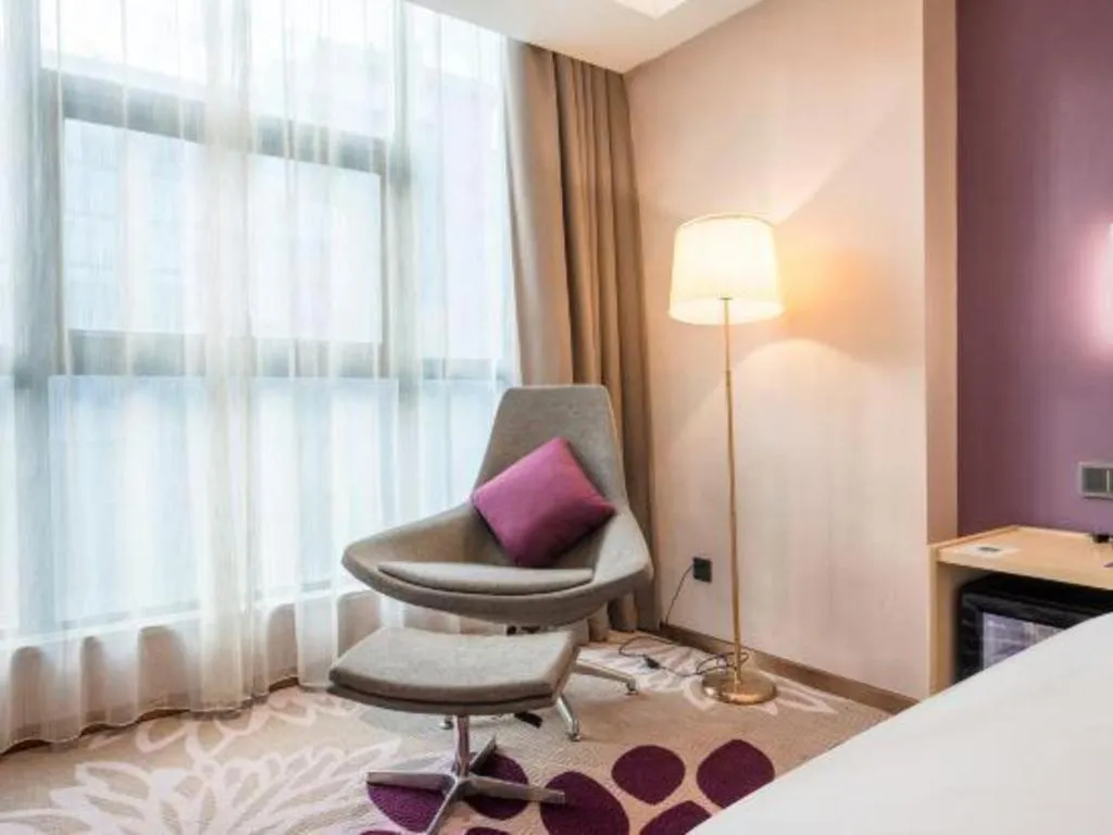 Bed in Lavande Hotel Guangzhou Jiahewanggang Metro Station Konggang Avenue Jinbo Plaza