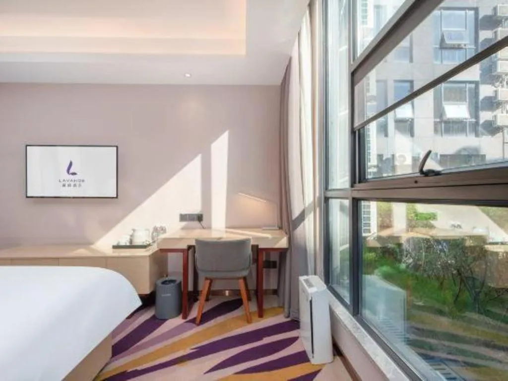 Bed in Lavande Hotel Guangzhou Jiahewanggang Metro Station Konggang Avenue Jinbo Plaza