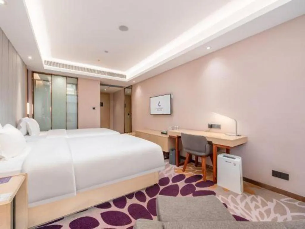 Bed in Lavande Hotel Guangzhou Jiahewanggang Metro Station Konggang Avenue Jinbo Plaza