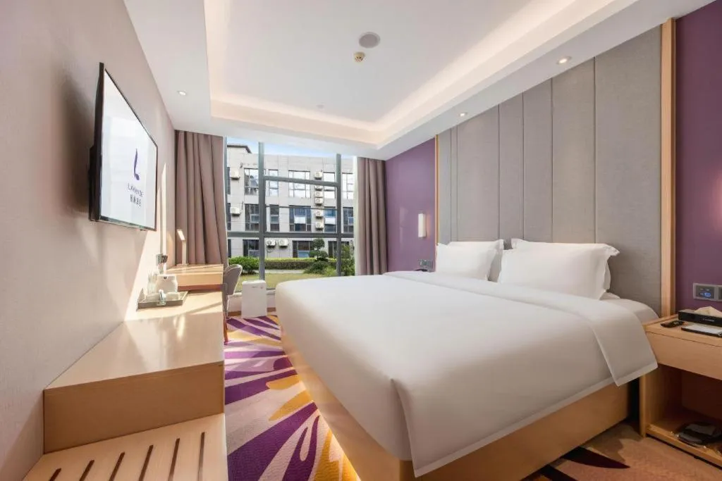 Bed in Lavande Hotel Guangzhou Jiahewanggang Metro Station Konggang Avenue Jinbo Plaza