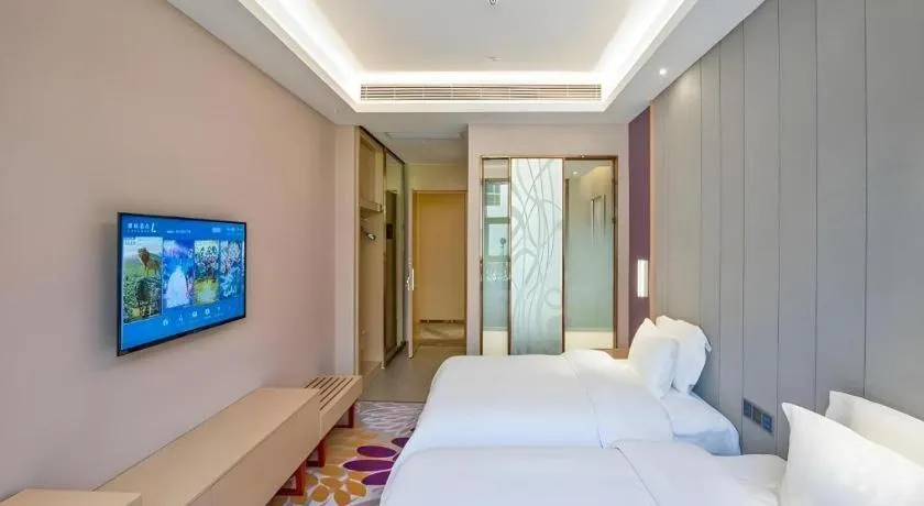 Bed in Lavande Hotel Guangzhou Jiahewanggang Metro Station Konggang Avenue Jinbo Plaza