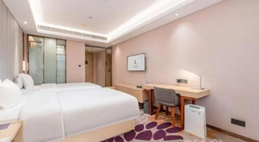Bed in Lavande Hotel Guangzhou Jiahewanggang Metro Station Konggang Avenue Jinbo Plaza