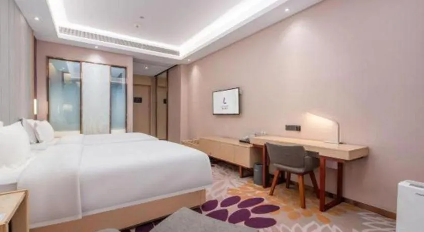 Bed in Lavande Hotel Guangzhou Jiahewanggang Metro Station Konggang Avenue Jinbo Plaza